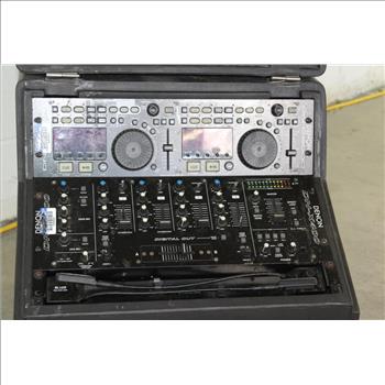 Denon DJ Mixer Board In Plastic Case
