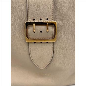 Designer Burberry Leather Hand Bag - Doublechecked By Entrupy