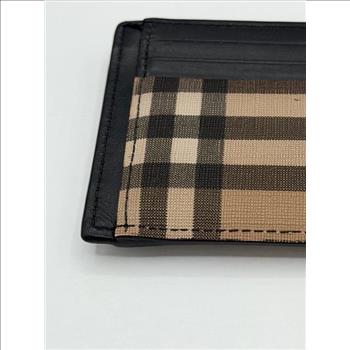 Designer Burberry Wallet With Money Clip - Doublechecked By Entrupy