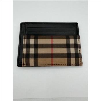 Designer Burberry Wallet With Money Clip - Doublechecked By Entrupy