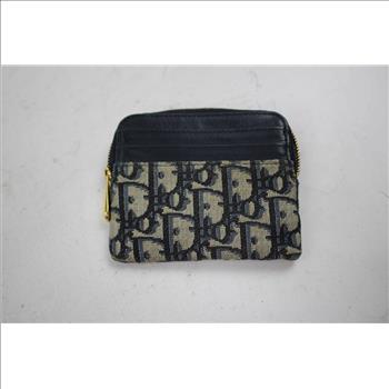 Designer Christian Dior Vintage Zipped Card Holder - Doublechecked By Entrupy