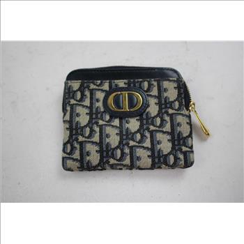 Designer Christian Dior Vintage Zipped Card Holder - Doublechecked By Entrupy
