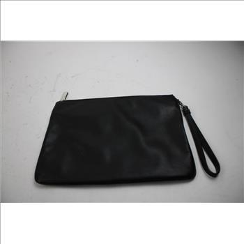 Designer MCM Large Logo Zip Pouch - Doublechecked By Entrupy