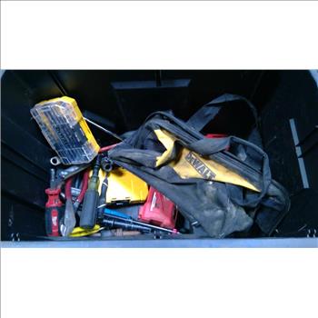 DeWalt 15-Gallon Rolling Tool Chest With Drill Bits, Screwdrivers, And More