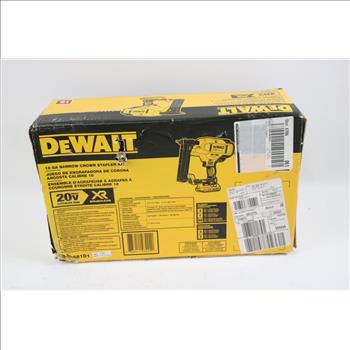 Dewalt 18 GA Narrow Crown Stapler Kit