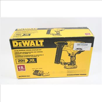 Dewalt 18 GA Narrow Crown Stapler Kit