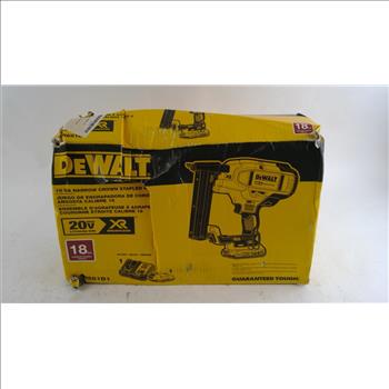 Dewalt 18ga Narrow Crown Stapler Kit