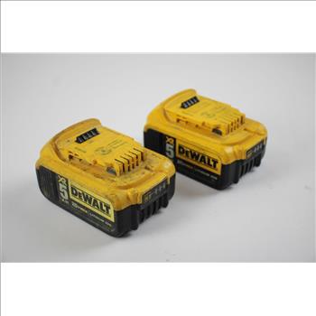 Dewalt 20V 5AH Battery Packs, 2 Pieces