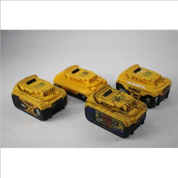 DeWalt 20V Battery Packs, 4 Pieces