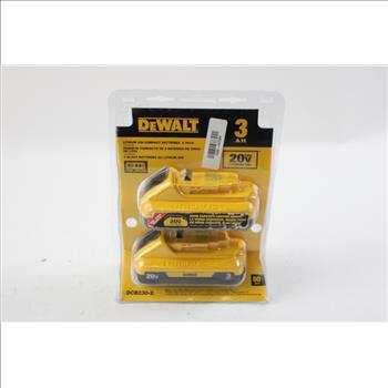 Dewalt 20v Compact Battery Packs, 2 Pieces