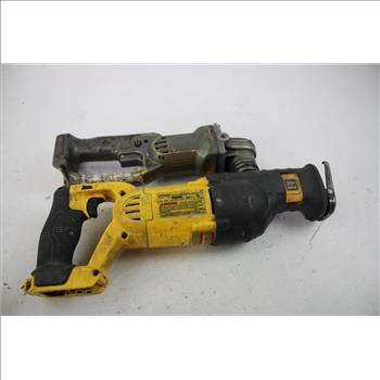 Dewalt 20V Cordless Reciprocating Saw & Angle Grinder