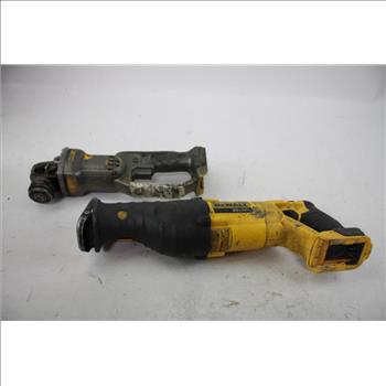 Dewalt 20V Cordless Reciprocating Saw & Angle Grinder