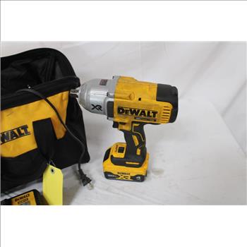 Dewalt 20V Max High Torque Impact Wrench With Single Port Charger