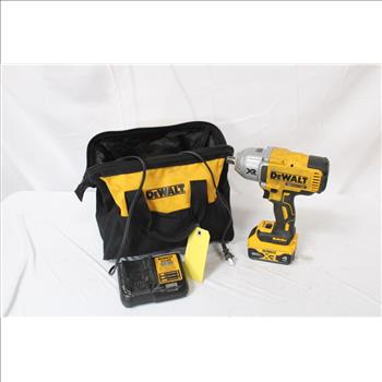 Dewalt 20V Max High Torque Impact Wrench With Single Port Charger