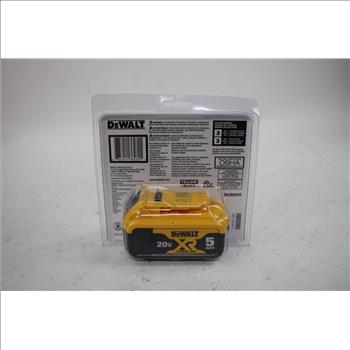 Dewalt 20V XR Lithium Ion 5Ah Battery