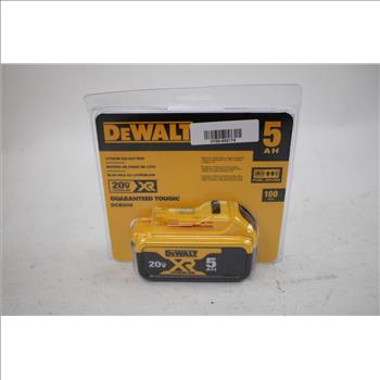 Dewalt 20V XR Lithium Ion 5Ah Battery