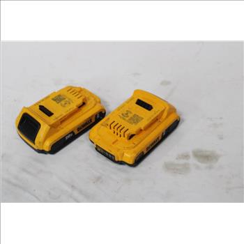 Dewalt 20V-2Ah Battery 2 Pieces