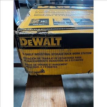 DeWalt 2-Shelf Industrial Storage Rack Work Station