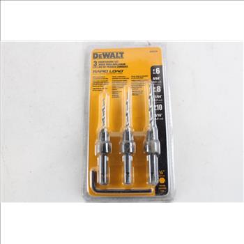 DeWalt 3 Pack Countersink Bit Set