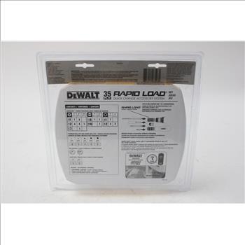 Dewalt 35pc Rapid Load Quick Change Accessory System