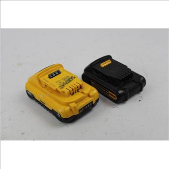 Dewalt 4.0Ah, 1.5Ah Batteries, 2 Pieces