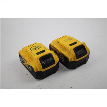 Dewalt 4Ah, 5Ah Battery Packs, 2 Pieces