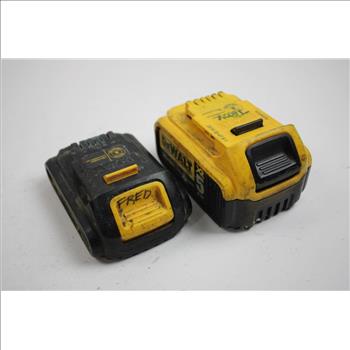 Dewalt 5Ah, 1.5Ah Batteries, 2 Pieces