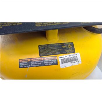 Dewalt 6 Gallon 165 PSI Max Compressor