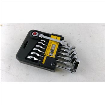 Dewalt 7 Piece Flex Head Ratcheting Wrench Set