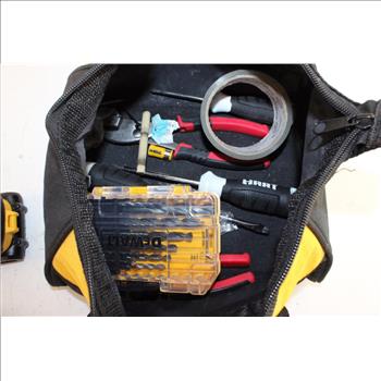 DeWalt Bag With Cordless Drill, Accessories & More, 5+ Pieces