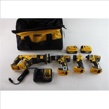 DeWalt Bag With Power Tools & Accessories, 5+ Pieces