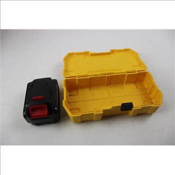 DeWalt Battery, Box, Ion Battery, Milwaukee