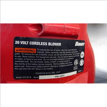 Dewalt Blower, And Bauer Blower, 2 Pieces