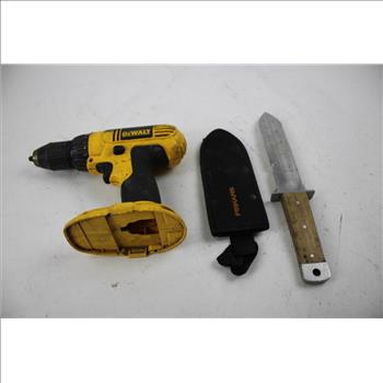Dewalt, Bosch, Drill Driver, Charger, Battery, Knife