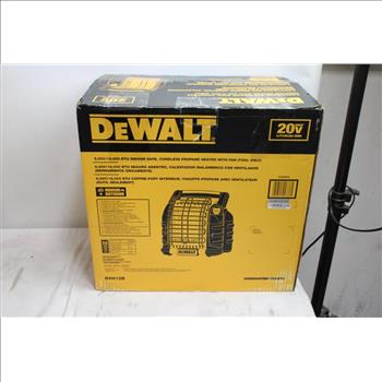 DeWalt BTU Indoor Safe, Propane Heater With Fan