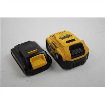 Dewalt Charger, 5Ah, 1.3Ah Batteries, 3 Pieces