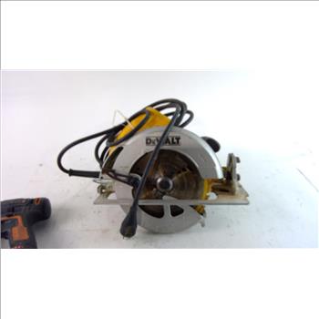 DeWalt Circular Saw & Worx Switchdriver, 2 Pieces
