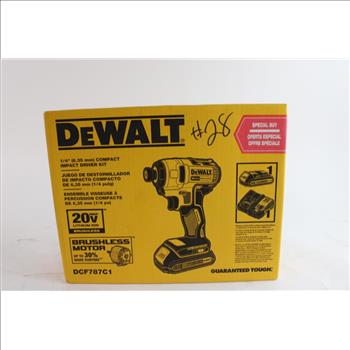 DeWalt Compact Impact Driver Kit