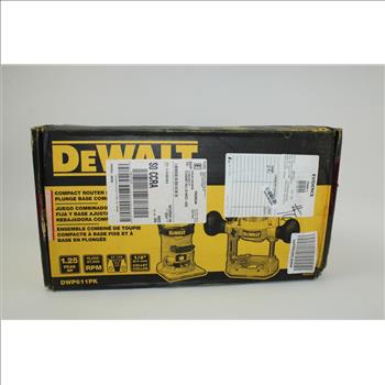 Dewalt Compact Router Fixed & Plunge Base Combo Kit