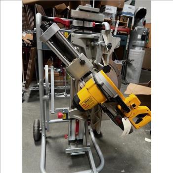 DeWalt Compound Mitre Saw On Bosch Stand