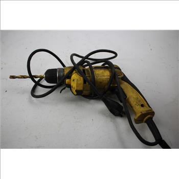 Dewalt Corded Drill, Drill Bits, Durofix Battery Charger, 4 Pieces