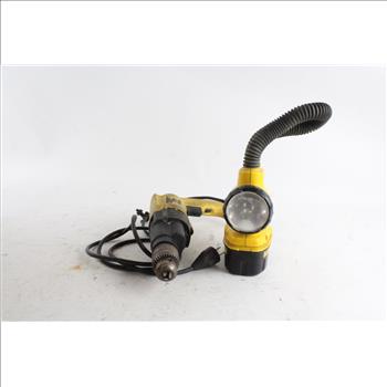 DeWalt Corded Hammer Drill And More, 2 Pieces