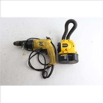 DeWalt Corded Hammer Drill And More, 2 Pieces