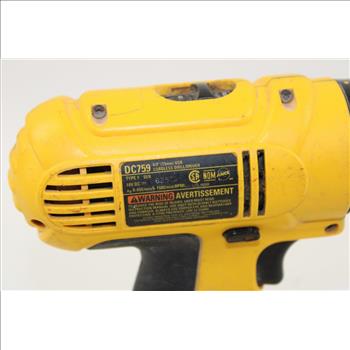 DeWalt Cordless Drill/Driver DC759 With Battery Pack