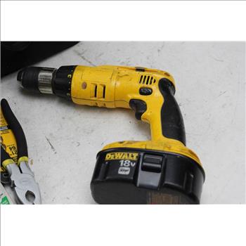 Dewalt Cordless Hammerdrill, Workforce Pliers And More Tools, 10+ Pieces