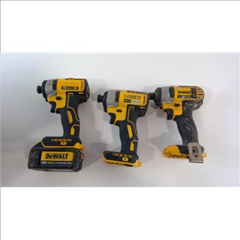 DeWalt Cordless Impact Driver, 3 Pieces