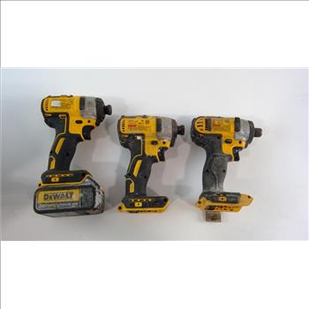 DeWalt Cordless Impact Driver, 3 Pieces
