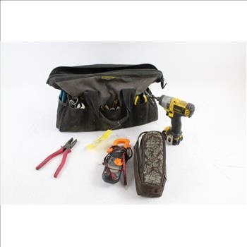 Dewalt Cordless Impact Driver,  Klein Tools CL1000, 15 + Pieces