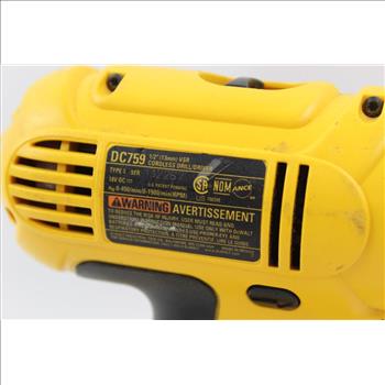 DeWalt Dc759 Cordless Drill Driver