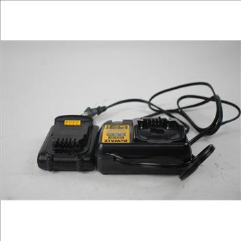 DeWalt DCB107 Battery Charger And Battery Pack